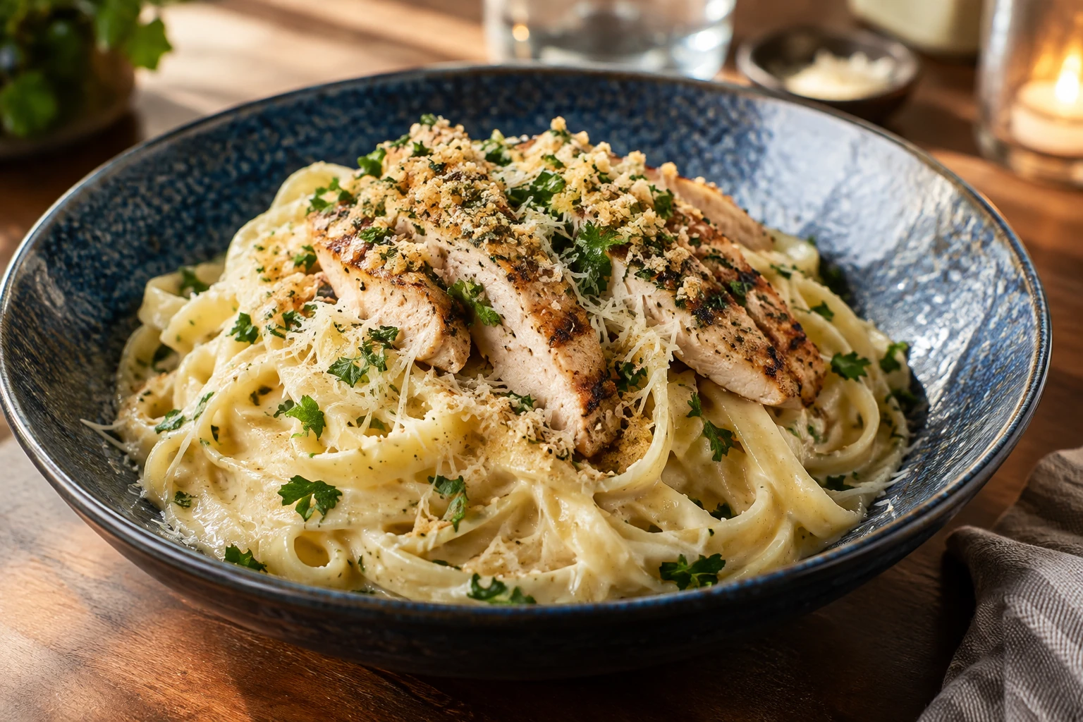 Truffle Chicken Fettuccine